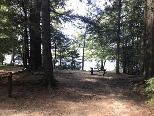 ROLLINS POND CAMPGROUND site 163