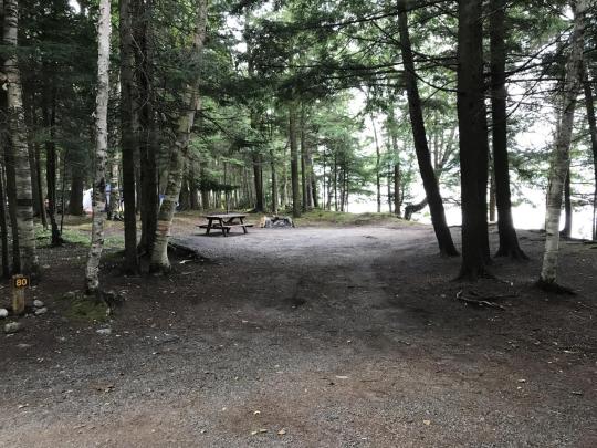 LAKE EATON CAMPGROUND site 080