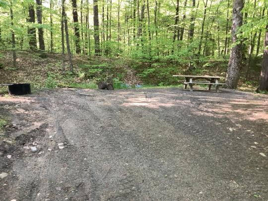 NICKS LAKE CAMPGROUND site 018