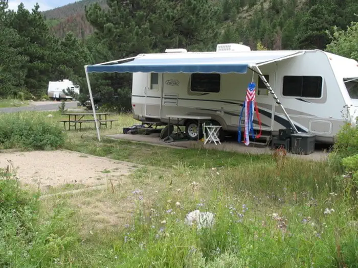 Rocky Mountain National Park Aspenglen Campground site 045