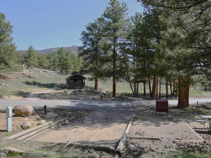 Rocky Mountain National Park Moraine Park Campground site B154